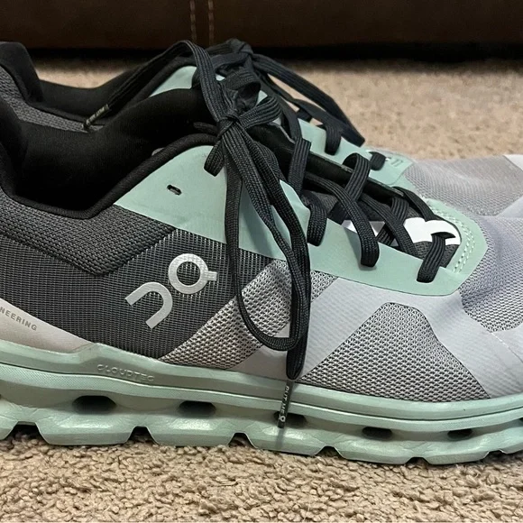 On Cloudrunner Men's Size 10 Alloy Moss Lace Up Athletic Running 46.99021 VGUC - Picture 5 of 8